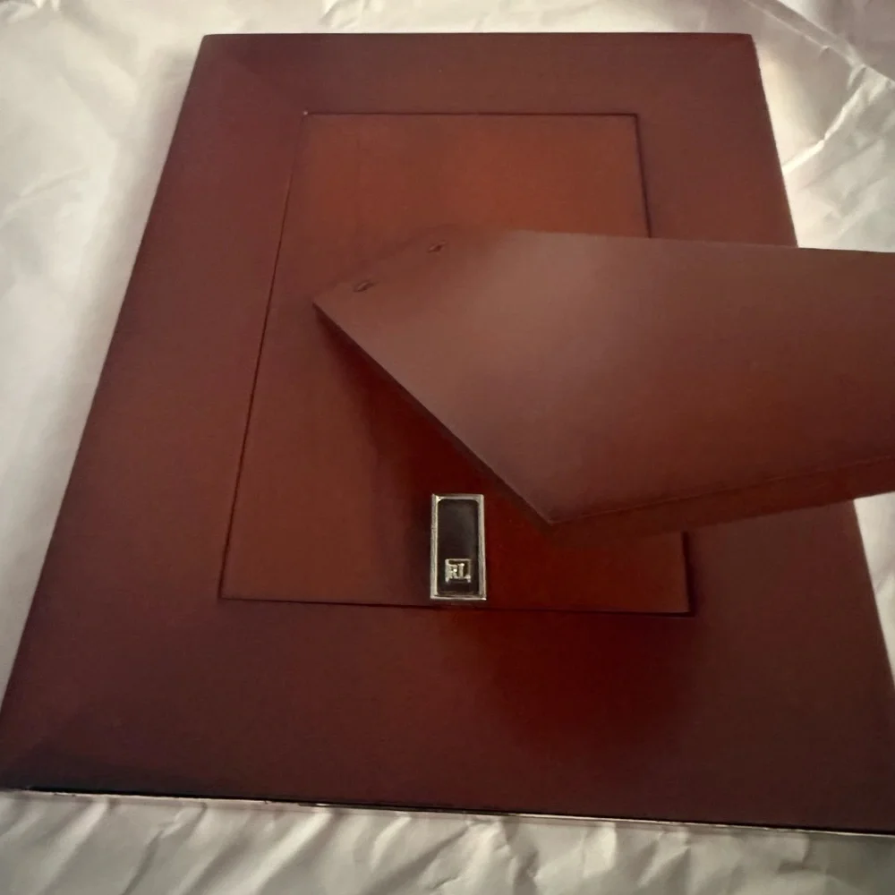 Ralph Lauren Silver and Brown Picture Frame Accents